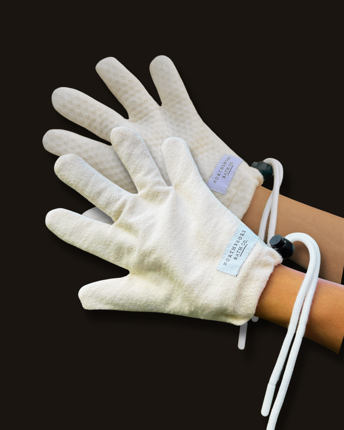 Bath & Drying Glove Set: The Complete Tub-to-Towel Primi Bundle