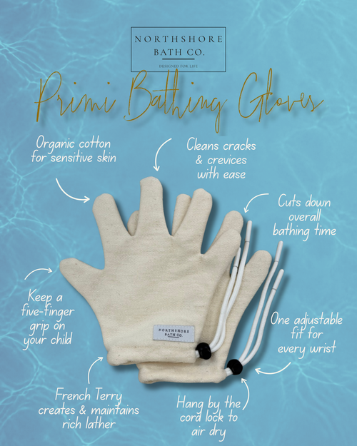 Primi Bath Glove: Organic Cotton Wash Glove for Sensitive Skin